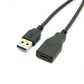 System-S USB 3.1 Type C (female) to USB 3.0 Type A (male) data cable charging cable adapter cable extension 30 cm