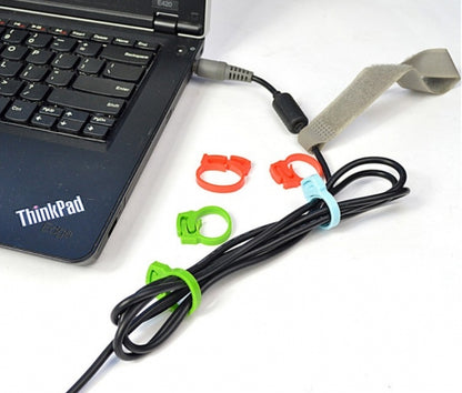 System-S Kabel Organizer Clip Kabel Befestigungs Clips Kabelclip Kabelbefestigung schwarz 6er Set