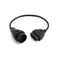 System-S OBD2 38-Pin auf 16-Pin Diagnosekabel Adapter für Mercedes-Benz Fahrzeuge mit 38-Pin Diagnosebuchse