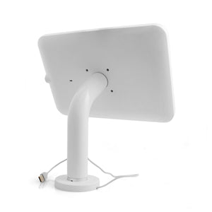 System-S Lockable Presentation Exhibition Stand Mount Table Holder for iPad Air 2 in white