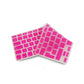 System-S Silicone Keyboard Protector Keyboard Cover AZERTY French Keyboard Cover Protector for MacBook Pro 13 inch 15 inch 17 inch iMac MacBook Air 13 inch in Pink