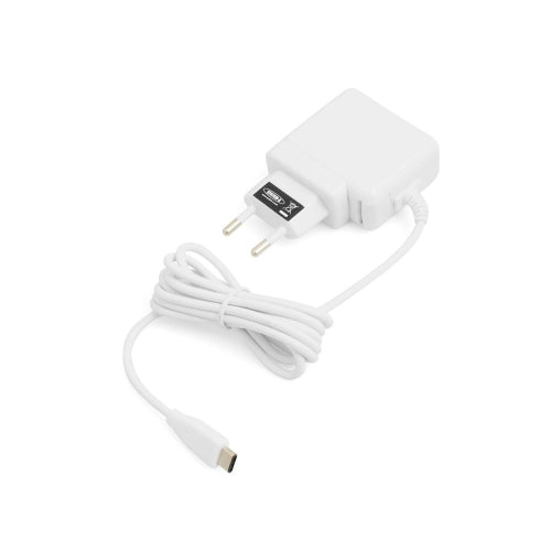 System-S 2 Ampere 5V USB Type C Akku Ladekabel Netzteil Ladegerät für USB 3.1 Typ C Geräte in weiß