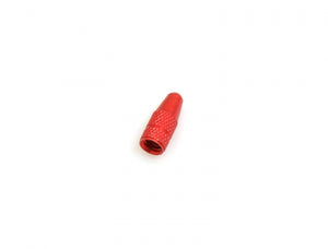 System-S valve cap Presta Sclaverand valve bicycle valve cap made of aluminium in red