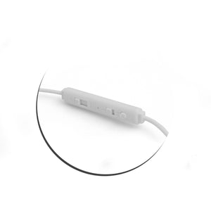 SYSTEM-S One Ear Anti-Radiation Anti-Radiation Headset Headphones with Sound Tube White