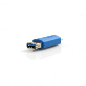 SYSTEM-S USB 3.0 Micro B Stecker zu USB 3.0 Typ A Eingang OTG On The Go Host Konverter Adapter Kabel
