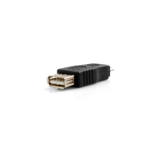 SYSTEM-S Micro USB Stecker zu USB Typ A Eingang OTG On The Go Host Konverter Adapter Kabel