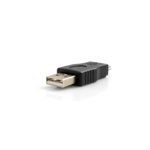 SYSTEM-S OTG adapter USB A male to mini USB male adapter plug on-the-go host cable