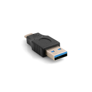 Adaptador OTG SYSTEM-S USB tipo C 3.1 macho a 3.0 tipo A macho