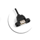 Cable alargador de cable conector de montaje en panel USB A macho a USB A hembra SYSTEM-S