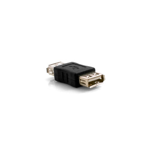 SYSTEM-S USB A 2.0 socket female to USB A 2.0 socket female cable adapter