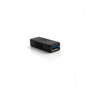 SYSTEM-S USB A 3.0 Hembra a USB A 3.0 Hembra Cable Adaptador Convertidor Conector