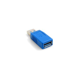 SYSTEM-S USB A 3.0 Stecker (male) auf USB A 3.0 Buchse (female) Kabel Adapter Converter