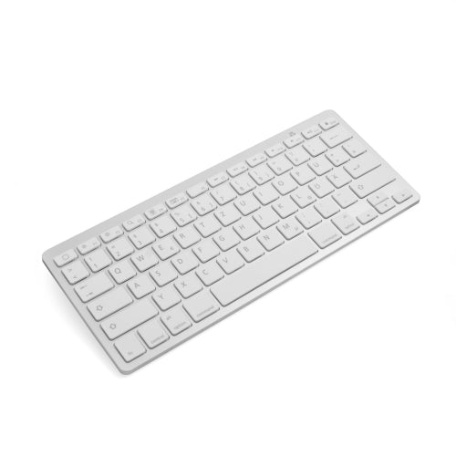 SYSTEM-S Bluetooth Wireless Kabellose Tastatur Keyboard QWERTZ für iOS für Android für Mac für Windows