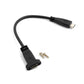 System-S USB 3.1 Type C to USB 3.1 Type C cable with locking screw 20cm