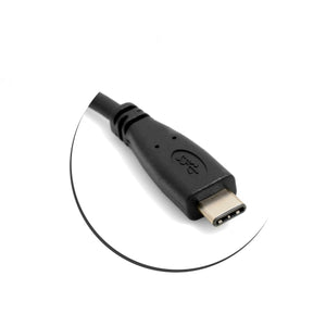 System-S USB 3.1 Typ C auf USB 3.1 Typ C Kabel mit Feststellschraube 20cm