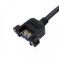 System-S USB Kabel Typ A 3.0 auf 20pin Motherboard Header Kabel Aufwärtskabel für Panel Mount 30cm