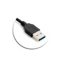 Cable USB System-S tipo A 3.0 a USB 3.1 tipo C 20cm