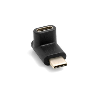 System-S USB Adapter USB 3.1 Typ C auf USB 3.1 Typ C 90° gewinkelt