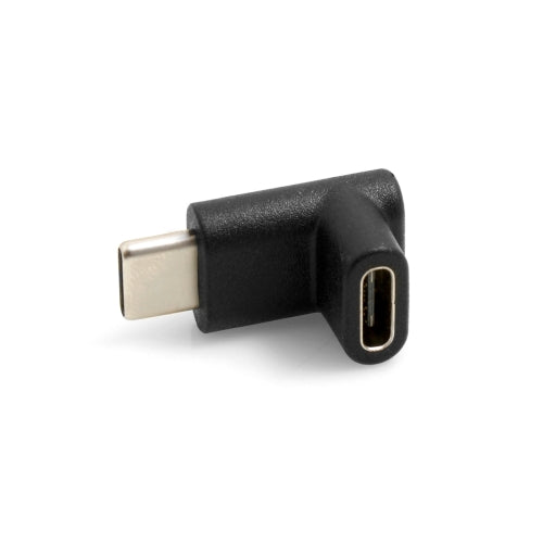 Adaptateur USB System-S USB 3.1 Type C vers USB 3.1 Type C coudé à 90°