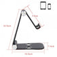 System-S aluminum folding stand for tablet COLOR: silver