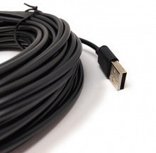 Lade das Bild in den Galerie-Viewer, USB 2.0 Kabel 13 m Micro B Stecker zu Typ A Stecker Adapter in Schwarz
