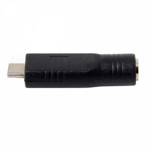 USB 3.1 Adapter Typ C Stecker zu DC 20 V 4,8 x 1,7 mm Stecker Kabel in Schwarz