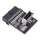 USB 3.1 adapter front panel header socket to 20 pin male angle for mainboard