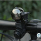 SYSTEM-S Fahrrad Klingel glänzend im Vintage Look aus Metall in Schwarz