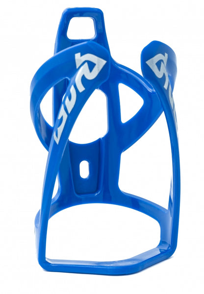 Bicycle bottle holder mount attachment in blue