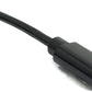 SYSTEM-S USB 2.0 Kabel 3 m Micro B Stecker zu Buchse Spirale in Schwarz