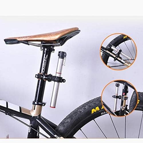 SYSTEM-S Fahrrad Halterung Befestigung in Schwarz Orange für Lampe Fah