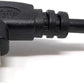 SYSTEM-S Micro HDMI Stecker Rechts Gewinkelt zu HDMI Standard Stecker Kabel Spiralkabel 50-80 cm