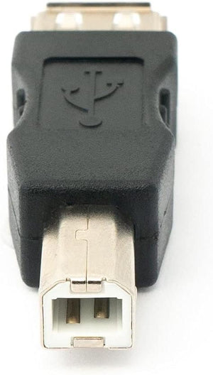 SYSTEM-S USB Type A female to USB Type B male adapter cable adapter plug adapter