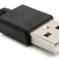 SYSTEM-S USB 2.0 Kabel 60 cm Ladekabel für Xiaomi Mibro Air Smartwatch in Schwarz