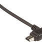 SYSTEM-S Dehnbares Mini USB Kabel Datenkabel Ladekabel Spiralkabel Winkelstecker 50 - 135 cm