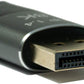 SYSTEM-S Mini Display Port Adapter 1.4 Male to Display Port Male in Black