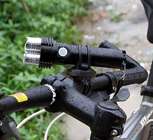 System-S Fahrrad-Licht Halterung Befestigung Taschenlampen Halter 360° rotierbar