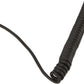 SYSTEM-S USB A Stecker 90° Grad Links Gewinkelt zu USB Typ B Stecker 90° Rechts Gewinkelt Spiralkabel Kabel 35-80 cm