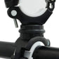 SYSTEM-S Fahrrad Halterung Befestigung in Schwarz Weiß für Lampe Fahrradpumpe