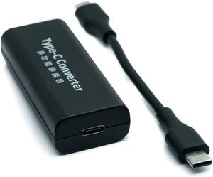 SYSTEM-S Adaptador USB 3.1 Tipo C Hembra a DC 20V 4.5 x 3.0mm Cable Hembra Cable de Carga