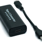 SYSTEM-S USB 3.1 Adapter Typ C Buchse zu DC 20 V 7,4 x 5,0 mm Buchse Kabel Ladekabel