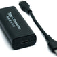 SYSTEM-S USB 3.1 Adapter Typ C Buchse zu DC 20 V 4,0 x 1,7 mm Buchse Kabel Ladekabel