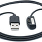 Cable USB 2.0 SYSTEM-S en cable de carga de estación de carga negro para reloj inteligente Suunto 7