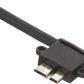SYSTEM-S Micro USB 3.0 Datenkabel Ladekabel Kurzes Kabel gewinkelt Winkelstecker 90 Grad 26 cm für Samsung Galaxy S5