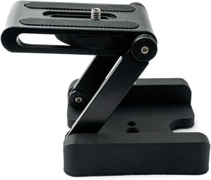 System-S tripod attachment with 1/4 thread mount adjustable with spirit level for DSLR camera