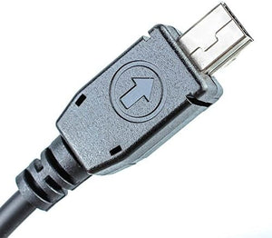 SYSTEM-S Mini USB cable data cable charging cable 5-pin 30 cm (USB-A to USB Mini-B)