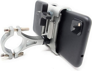 SYSTEM-S Bicycle Mount Attachment Made of Metal in Grey for Smartphone