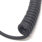 System-S USB C 3.1 a USB A cable espiral en ángulo 50 - 100 cm