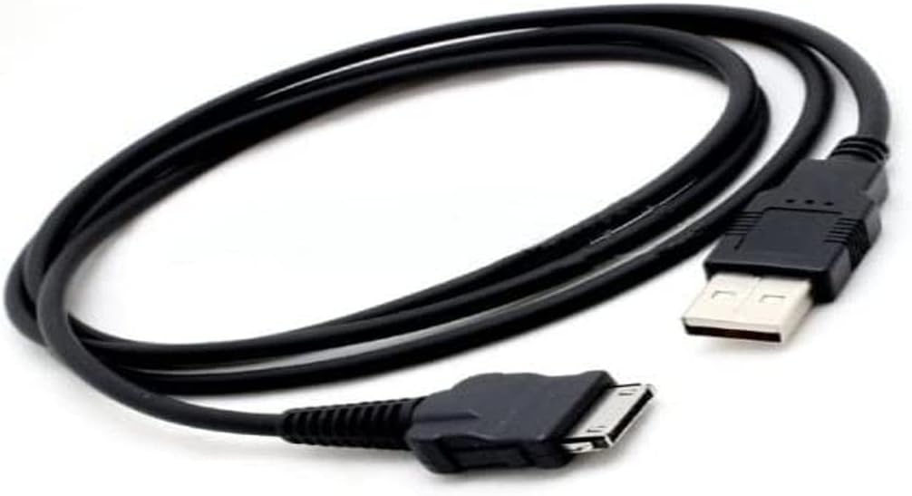 USB cable - data and charging cable - for Sony Walkman NWZ NW NWZE NWZS Black