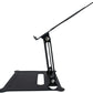 SYSTEM-S stand adjustable for cooling made of metal in black for notebook laptop